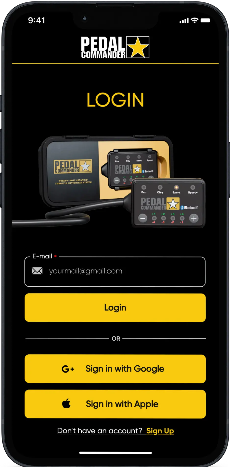 pedal Commander app screenshot-2