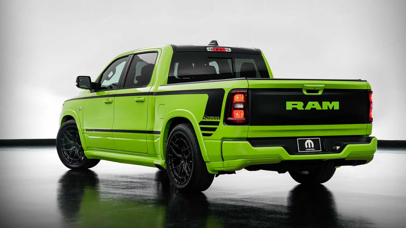 The Dude Ram 1500 Blends Retro with Muscle at SEMA 2025