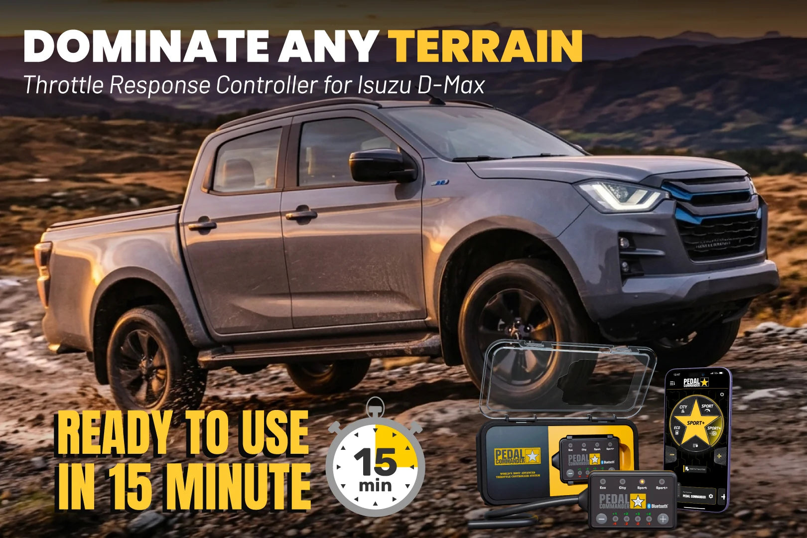 Pedal Commander for Isuzu D-Max