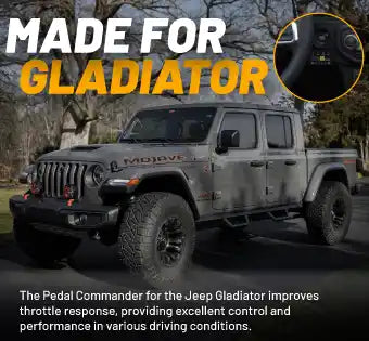 Pedal Commander for Jeep Gladiator | Throttle Response Controller 