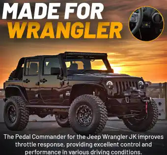 Pedal Commander for Jeep Wrangler | Throttle Response Controller 