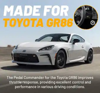 Pedal Commander for Toyota GR86 | Throttle Response Controller 