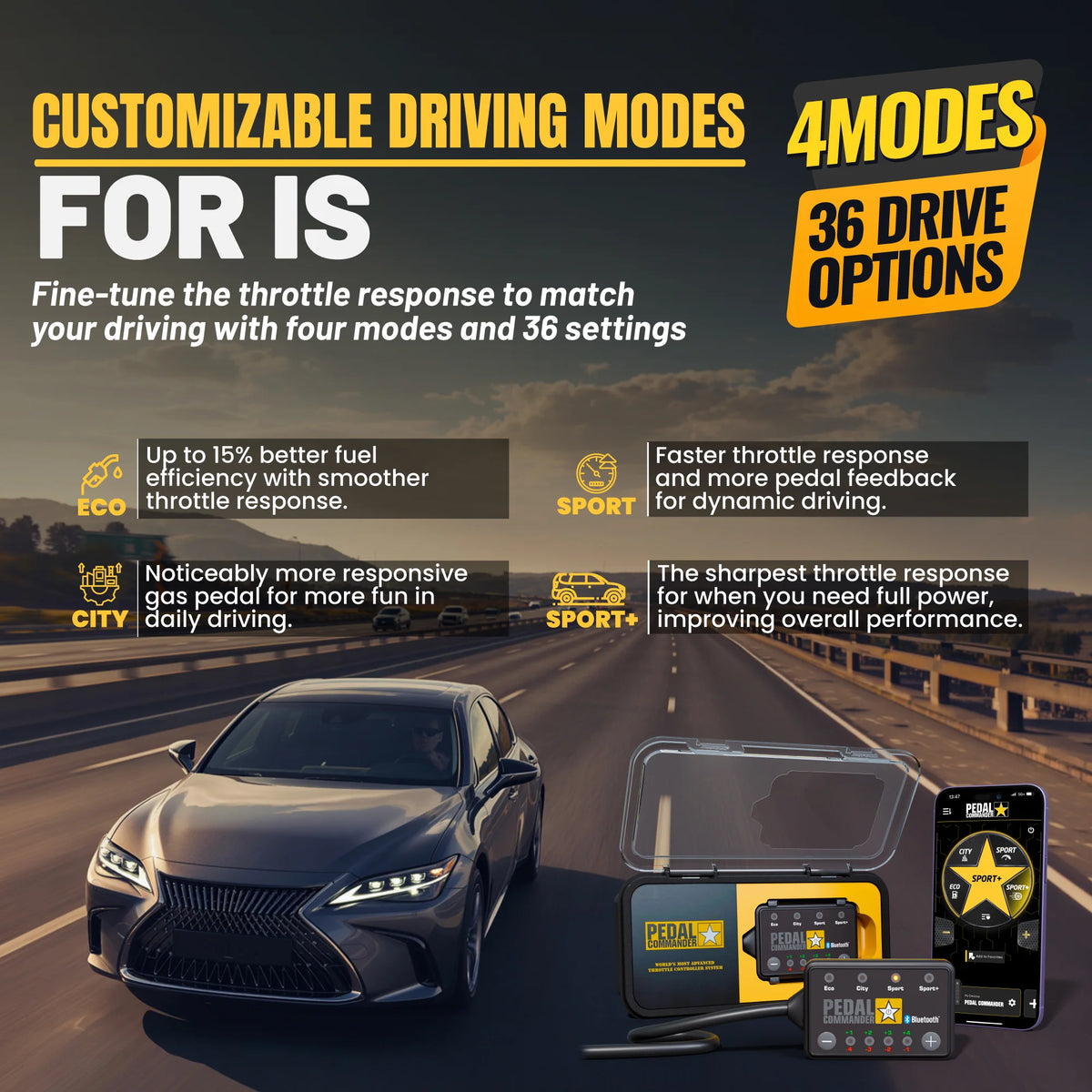 Lexus Commander Pedal Commander® Throttle Response Controller for Lexus IS