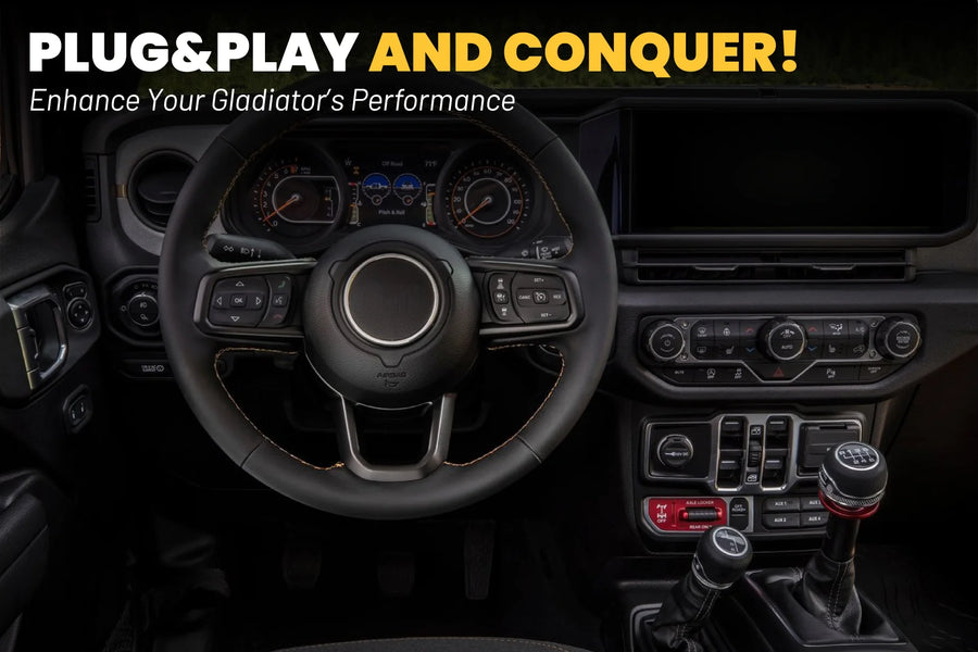 Jeep Gladiator JT (2020+) (3.6L Pentastar V6 - 2.0L Hurricane - 3.0L EcoDiesel V6)