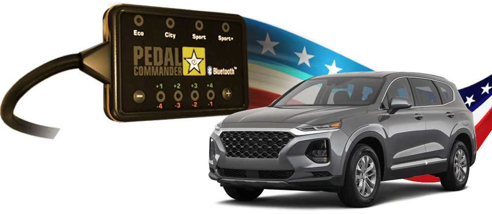 Hyundai Santa Fe and the Pedal Commander, the only performance part to make it perfect