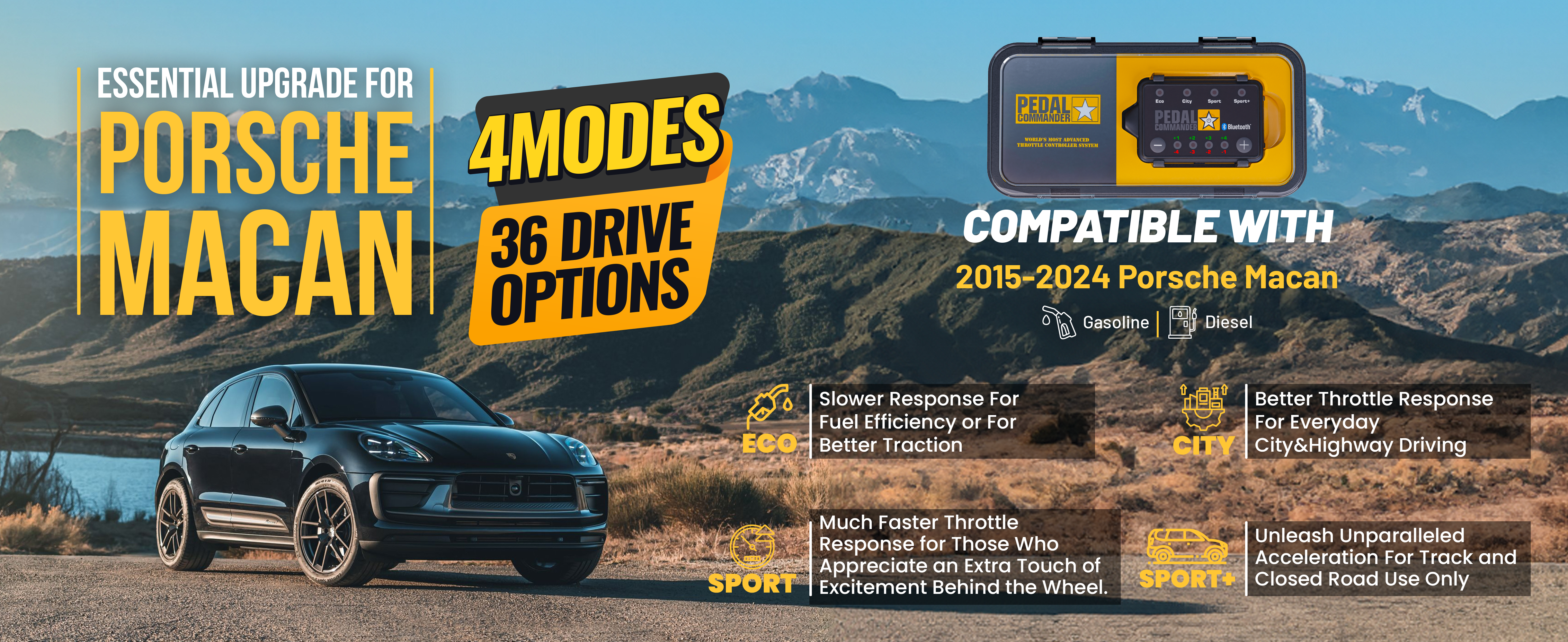 Pedal Commander for Porsche Macan