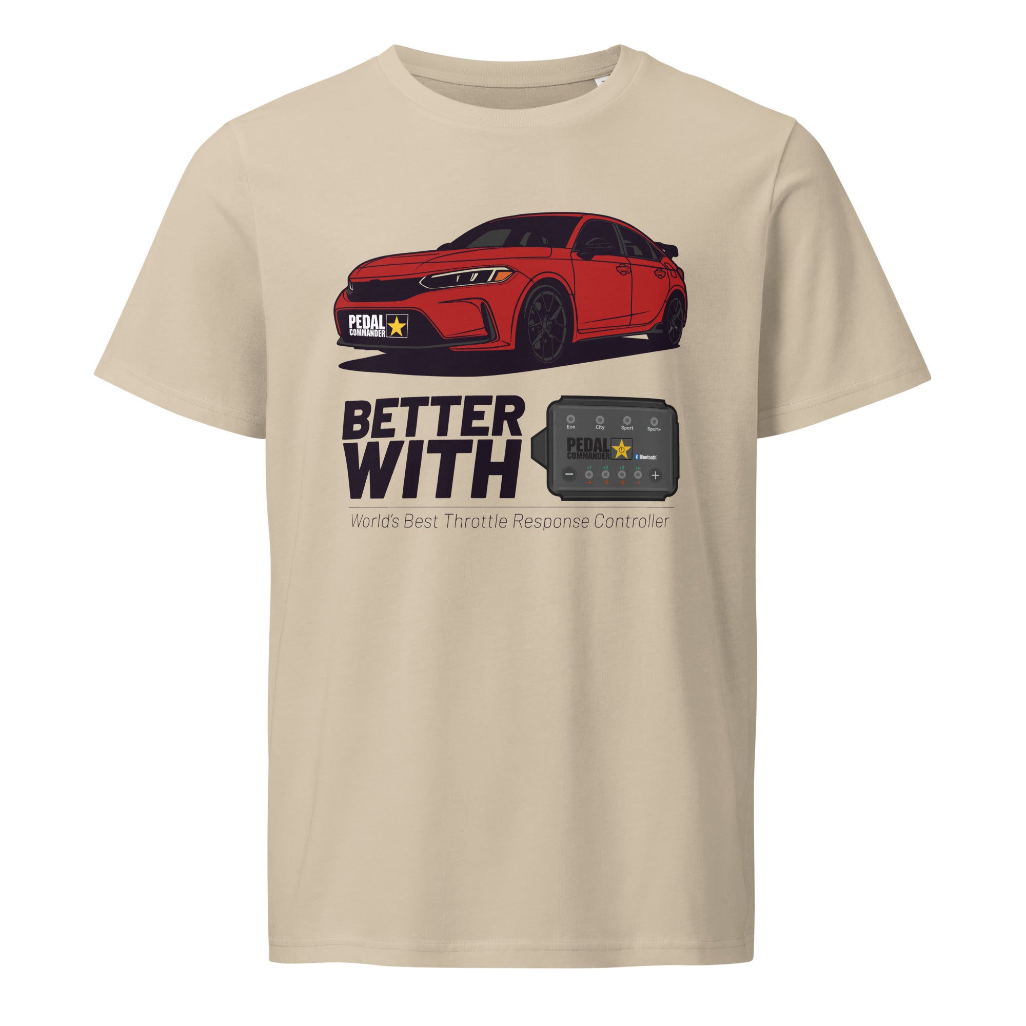 Pedal Commander Unisex Organic Mid-Light T-Shirt