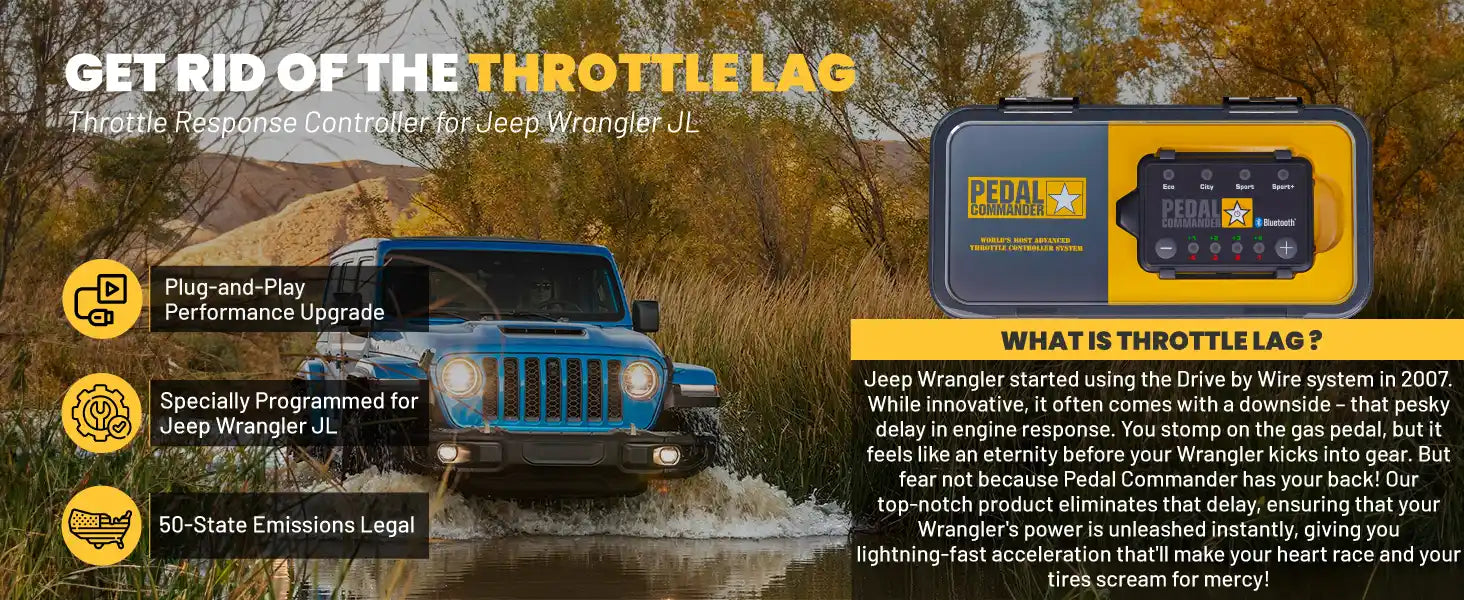 Pedal Commander for Jeep Wrangler